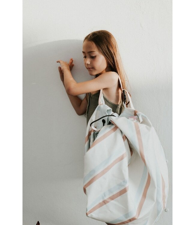 Play & Go - Noomad  Outdoor stripes Speeltapijt/Opbergzak - 140 cm