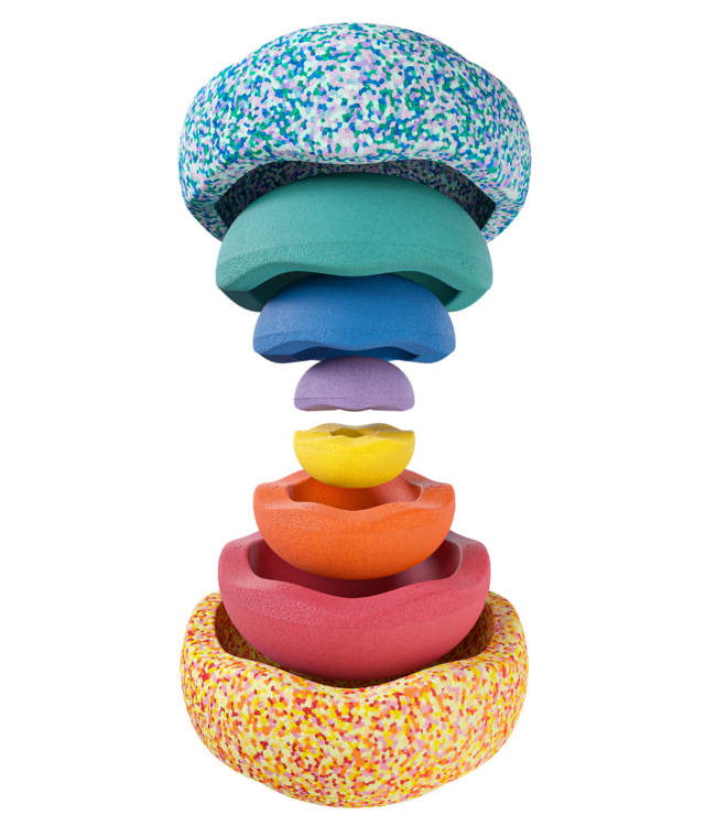 Stapelstein - Summer rainbow set classic (8 pieces)