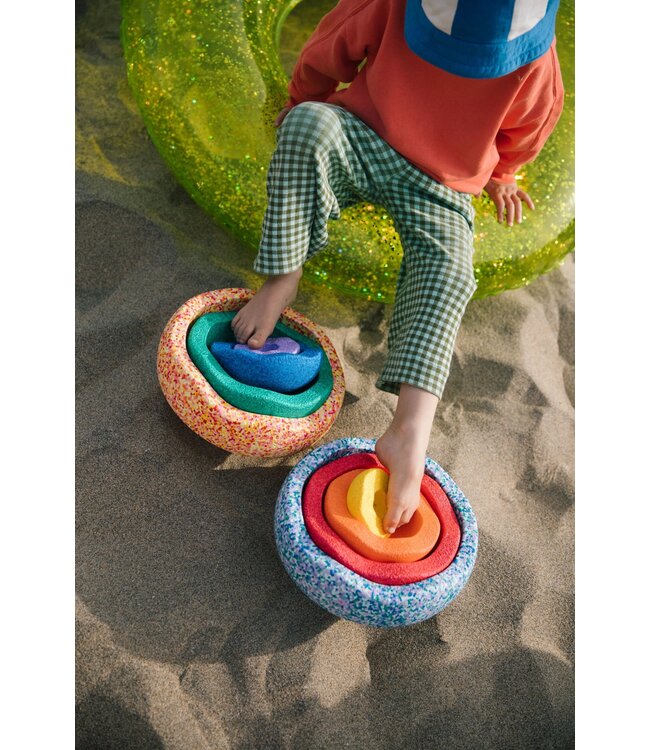 Stapelstein - Summer rainbow set classic (8 pieces)