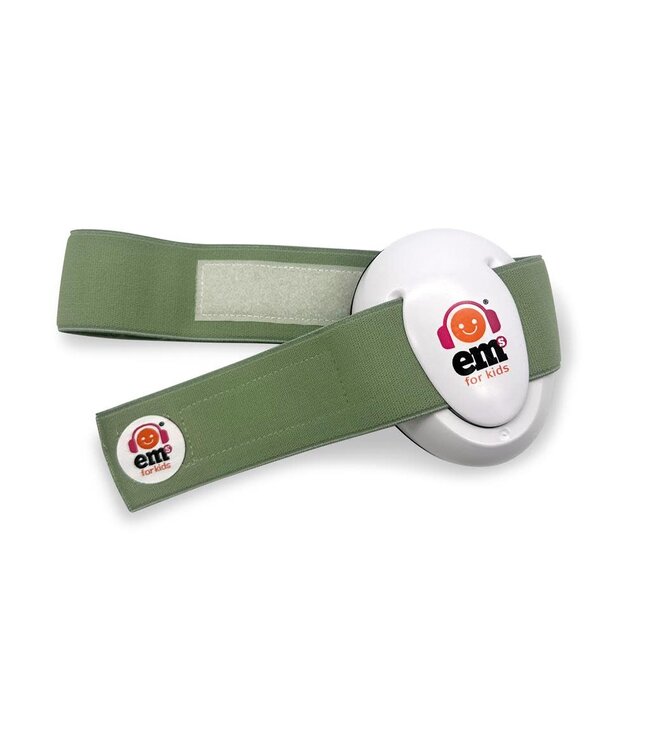 Em's Baby - Earmuffs Gehoorbeschermers White/ Sage