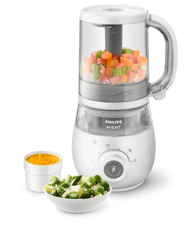 Philips-Avent - Steamer/Blender 4-in-1 grijs