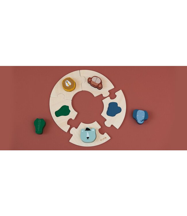 Trixie - 36-158  Wooden round puzzle