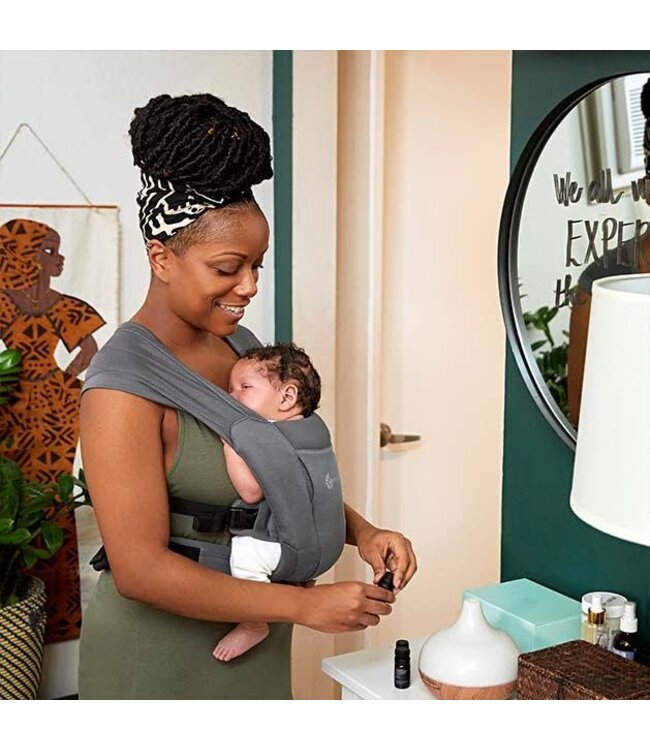 Ergobaby - Embrace draagzak Soft air mesh Washed black