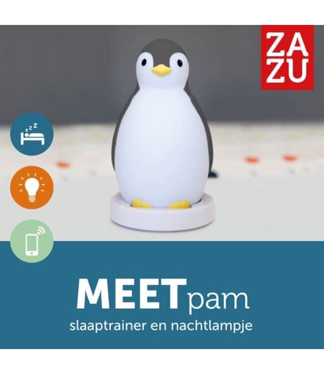 ZAZU - Sleeptrainer Penguin - Pam Grey