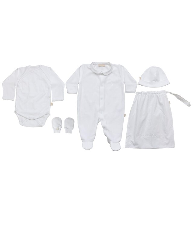 Baby gi - Newborn set white