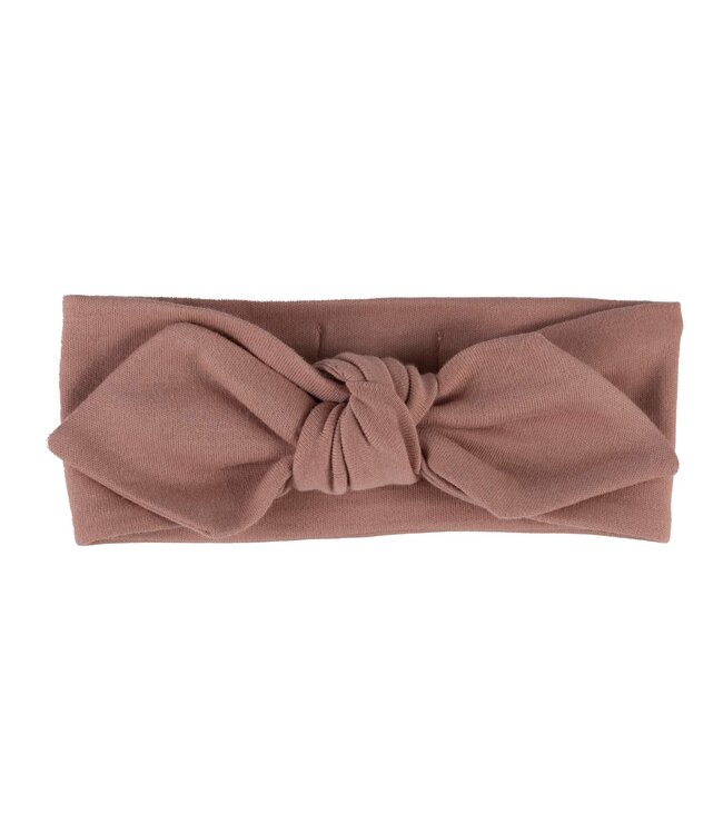 Baby Gi - headband with bow old rose