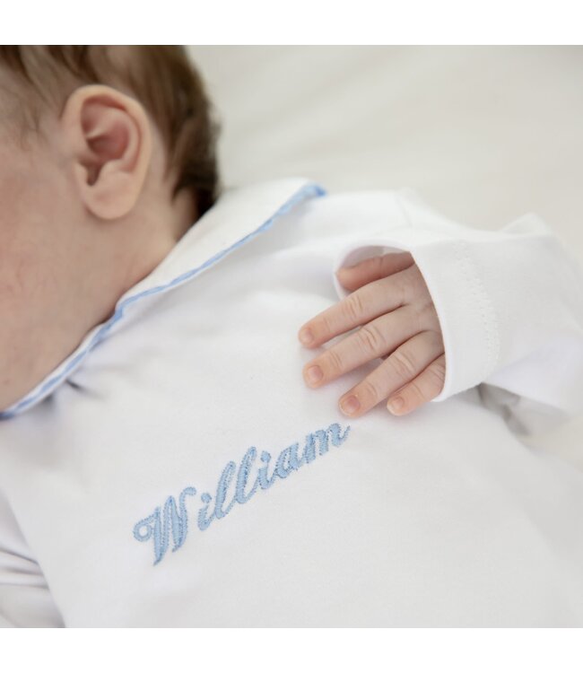 Living Nature - Babypakje Sam Wit/Blauw