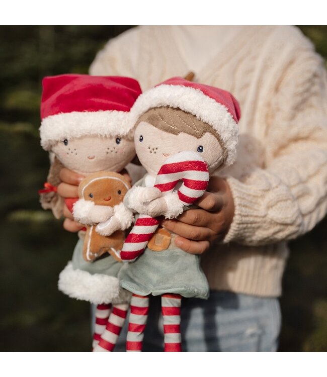 Little Dutch - Knuffelpop kerst Rosa 35cm