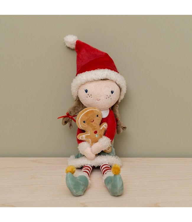 Little Dutch - Knuffelpop kerst Rosa 35cm