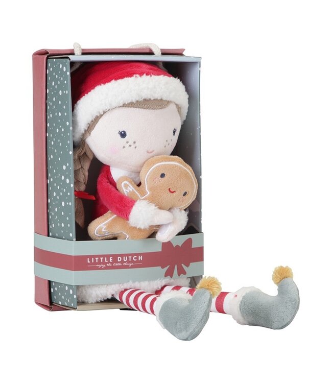 Little Dutch - Knuffelpop kerst Rosa 35cm