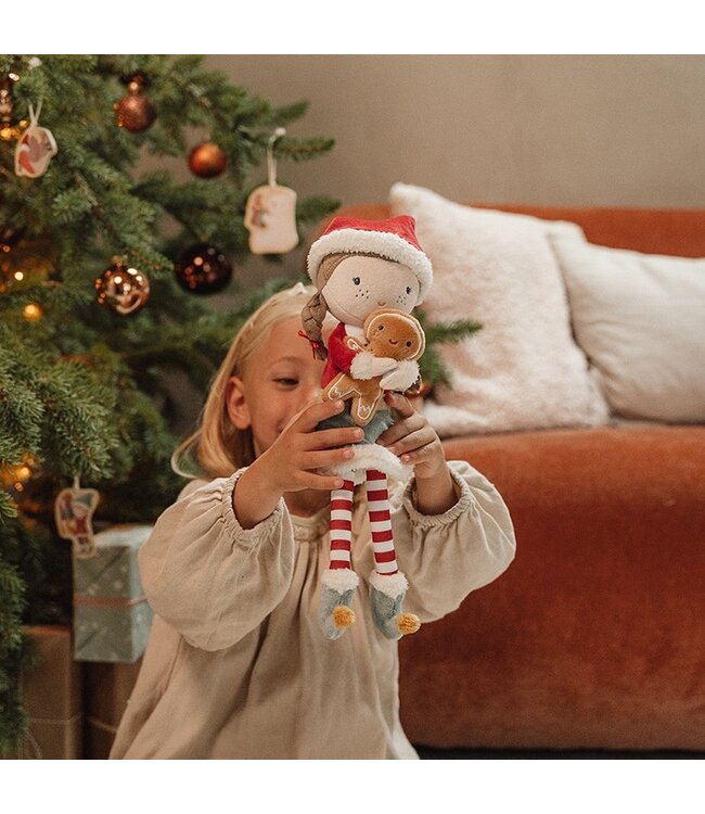 Little Dutch - Knuffelpop kerst Rosa 35cm