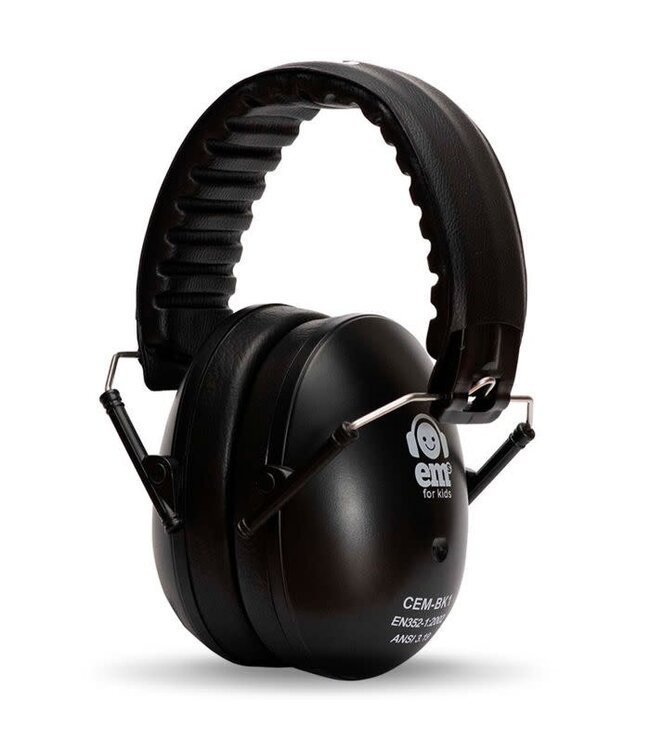 Em's For Kids - Gehoorbeschermers Black