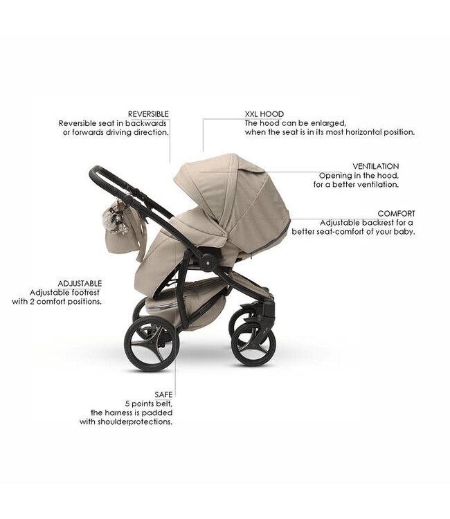 My First collection - Atlanta City baby car - Limited edition beige