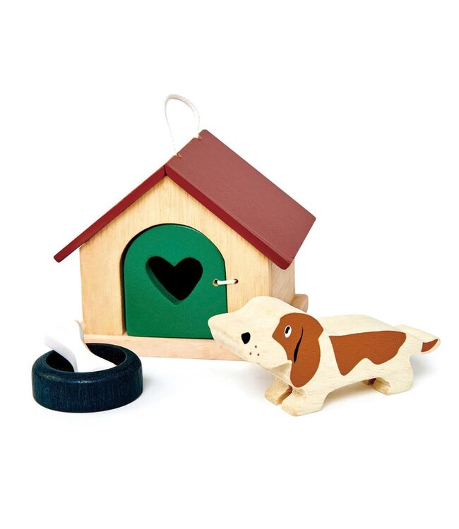 Tender Leaf Poppenmeubels: HUISDIERENSET HOND