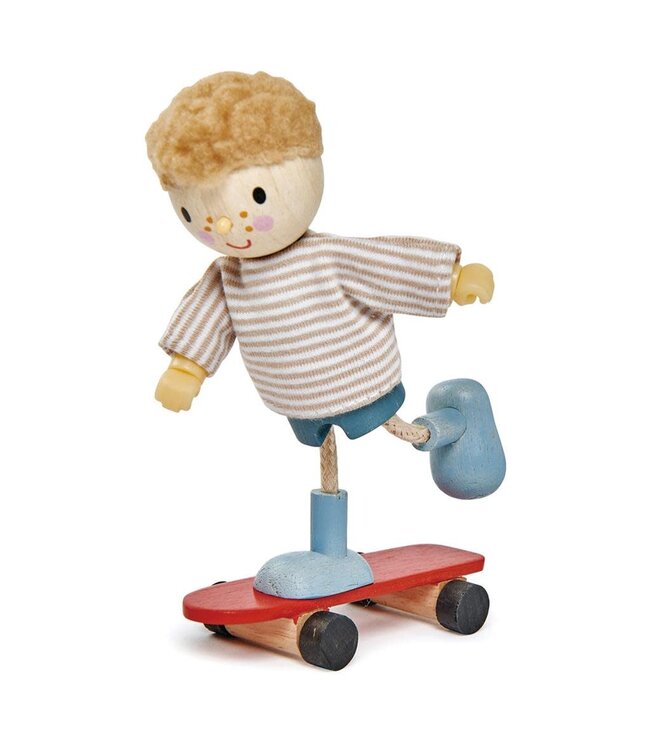 Tender Leaf Poppenmeubels: POPJE/EDWARD en zijn SKATEBOARD
