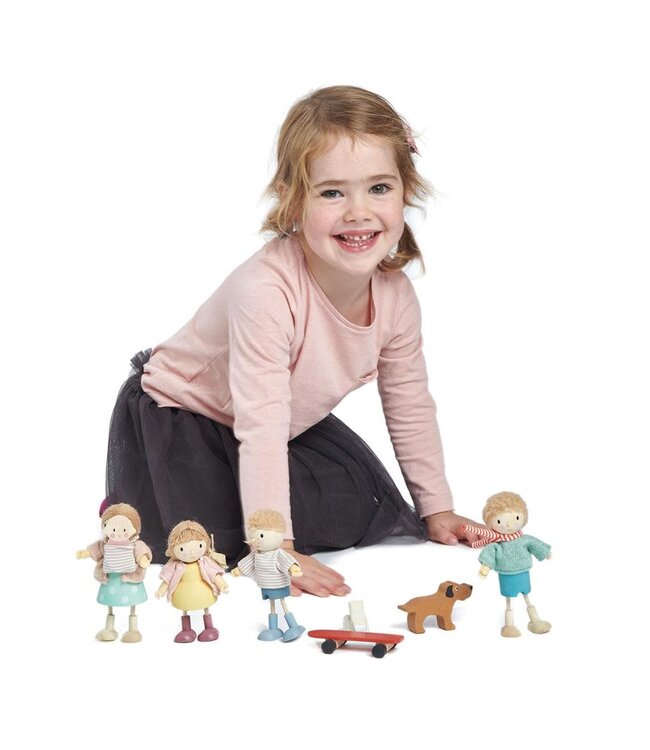 Tender Leaf Poppenmeubels: POPJE/EDWARD en zijn SKATEBOARD