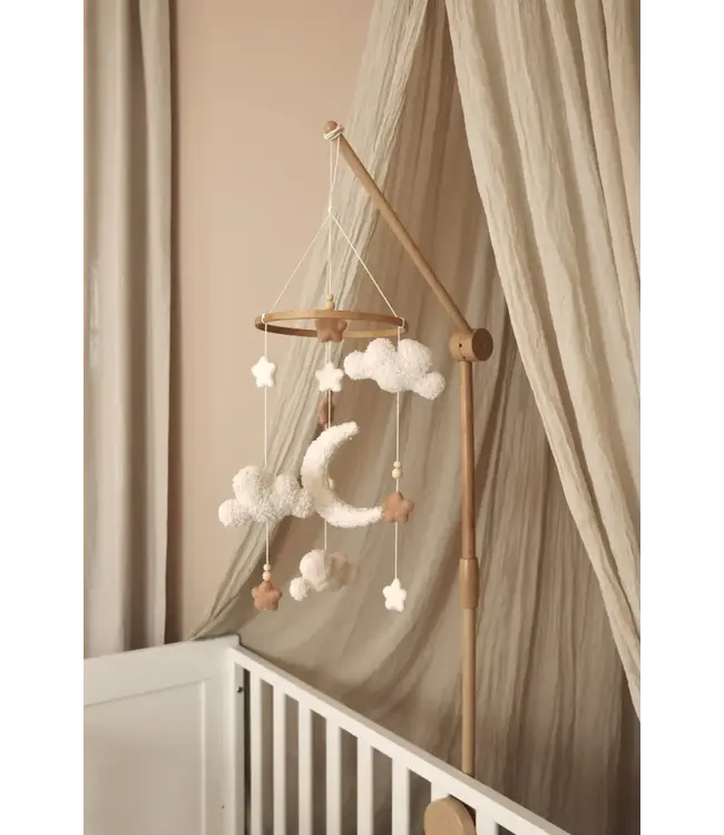 Little Loua - Handmade Fluffy clouds mobile