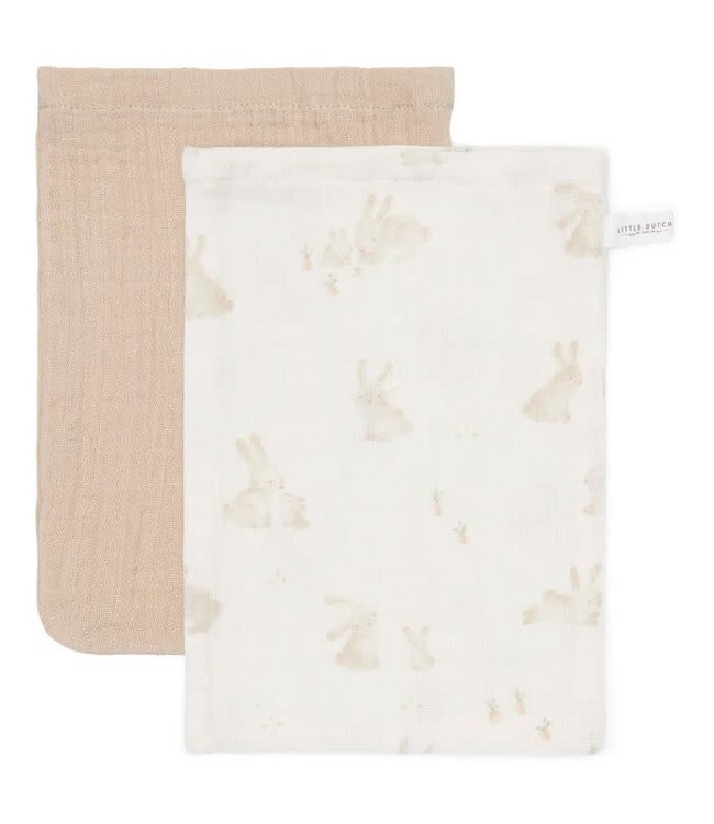 Little Dutch Little Dutch - Washcloths Baby Bunny