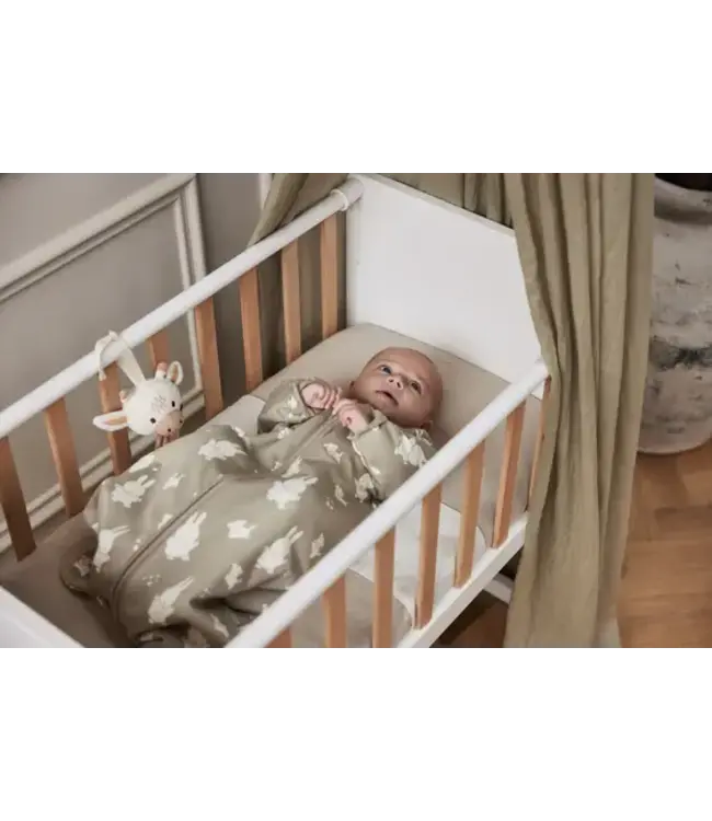 Jollein - Slaapzak met afritsbare mouwen nijntje en Snuffy Olive green