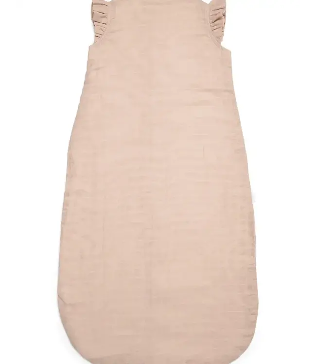 Poetree kids - Tetra slaapzak Light Camel shoulder ruffle 90cm