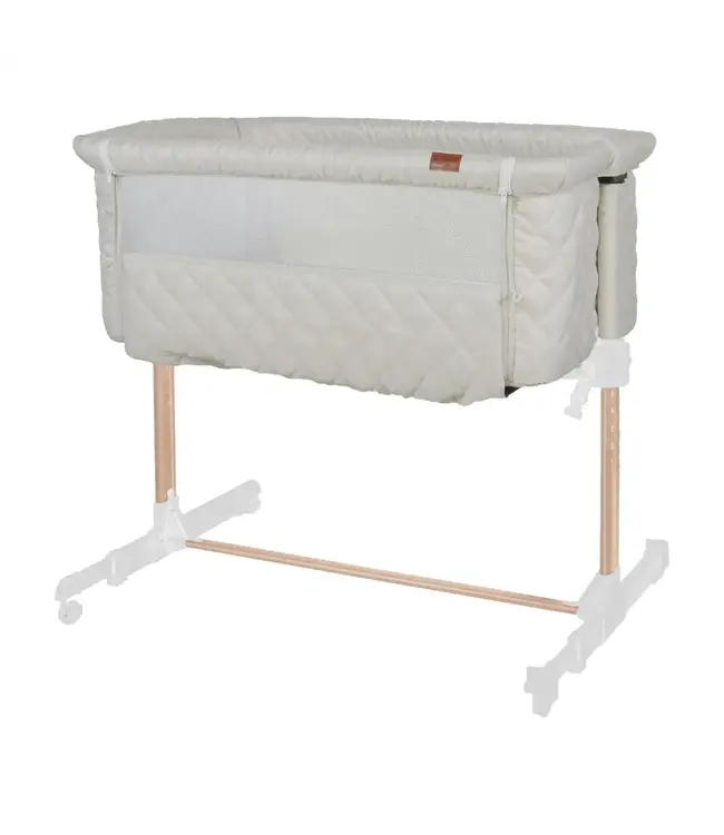 Quax - Co-sleeper Side by side naturel quilted - Clay