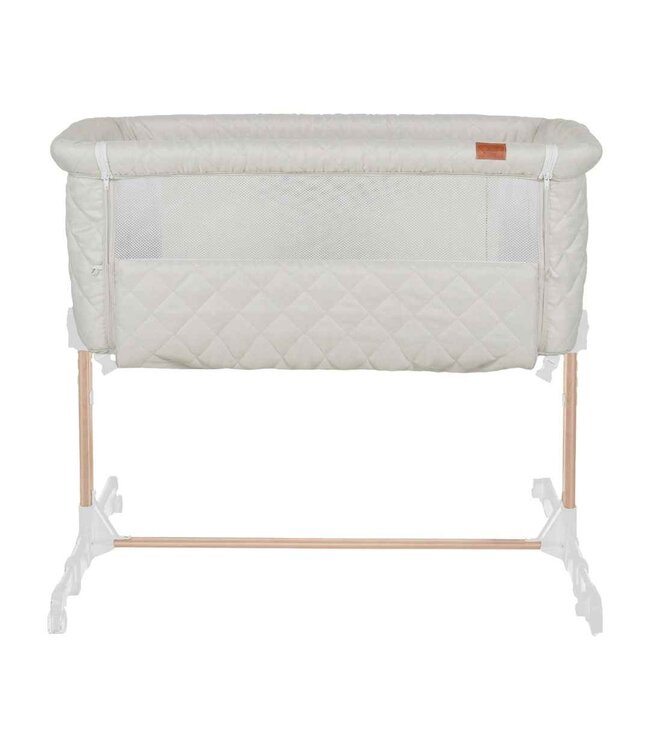 Quax - Co-sleeper Side by side naturel quilted - Clay