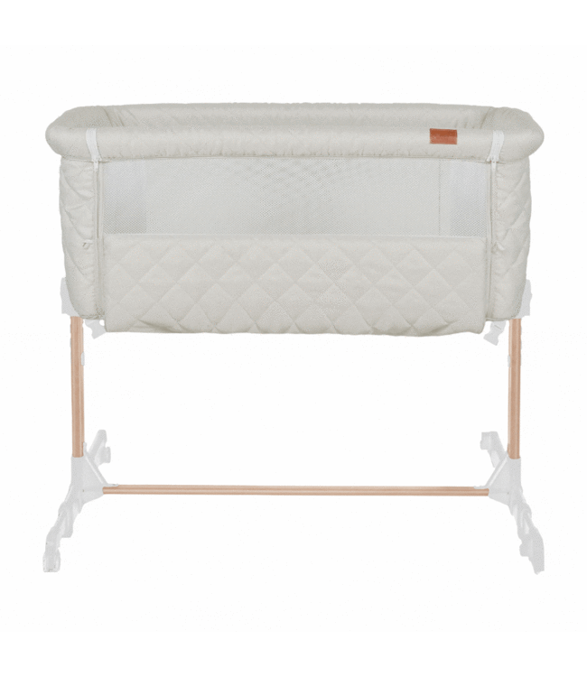Quax - Co-sleeper Side by side naturel quilted - Clay