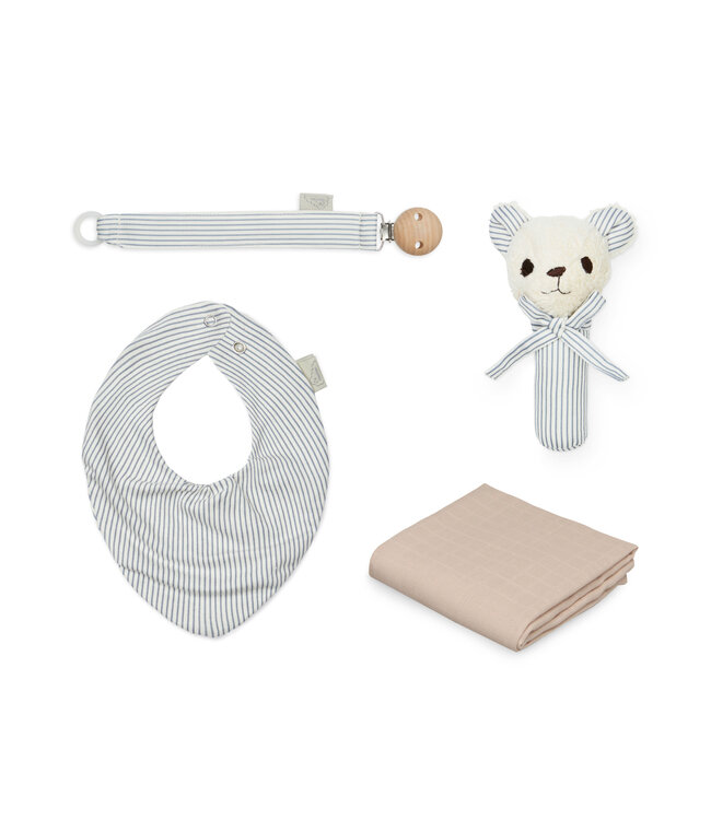 Cam Cam Copenhagen - Baby Essentials Gift Box - Classic Stripes Blue