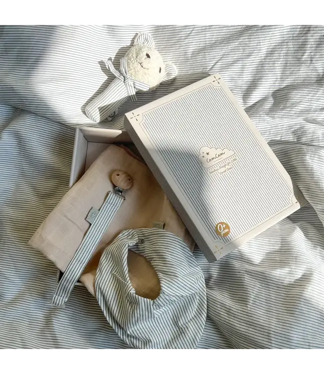 Cam Cam Copenhagen - Baby Essentials Gift Box - Classic Stripes Blue