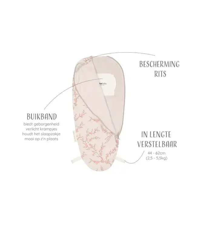 Puckababy The Original - Piep - 0/3 M - Cotton Blossom