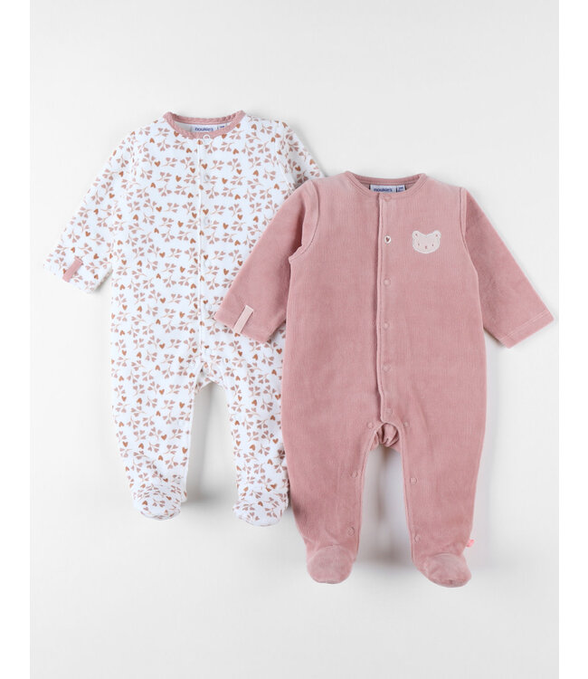 Noukies Noukies - Lovely Cat set 2 Pyjamas fluweel