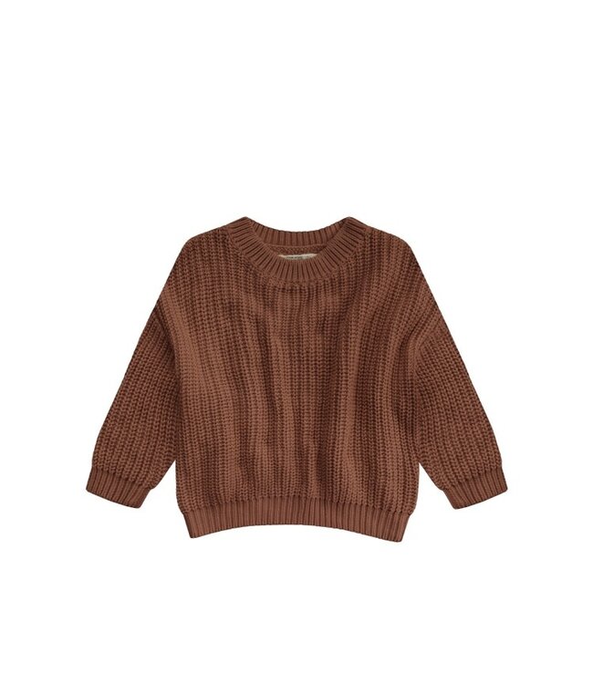 Your Wishes Your Wishes - Oversized sweater - Brown stone