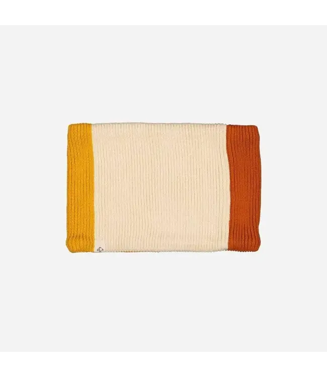 Chamaye - Snood tricolore caramel/mustard