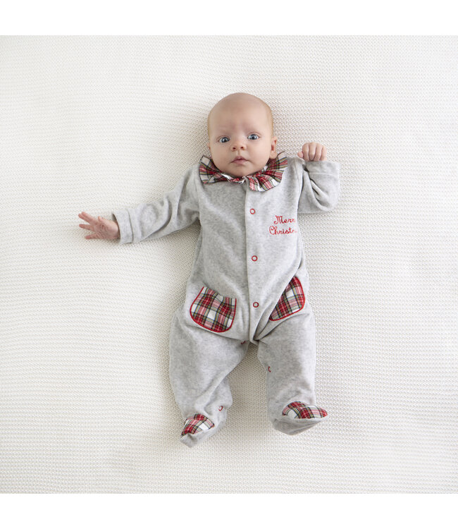 Living Nature - Pyjama kerst meisje grijs