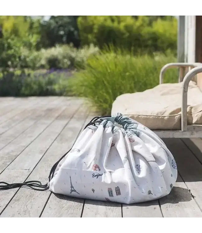 Play & Go - Noomad Paris map Speeltapijt/Opbergzak  - 140 cm