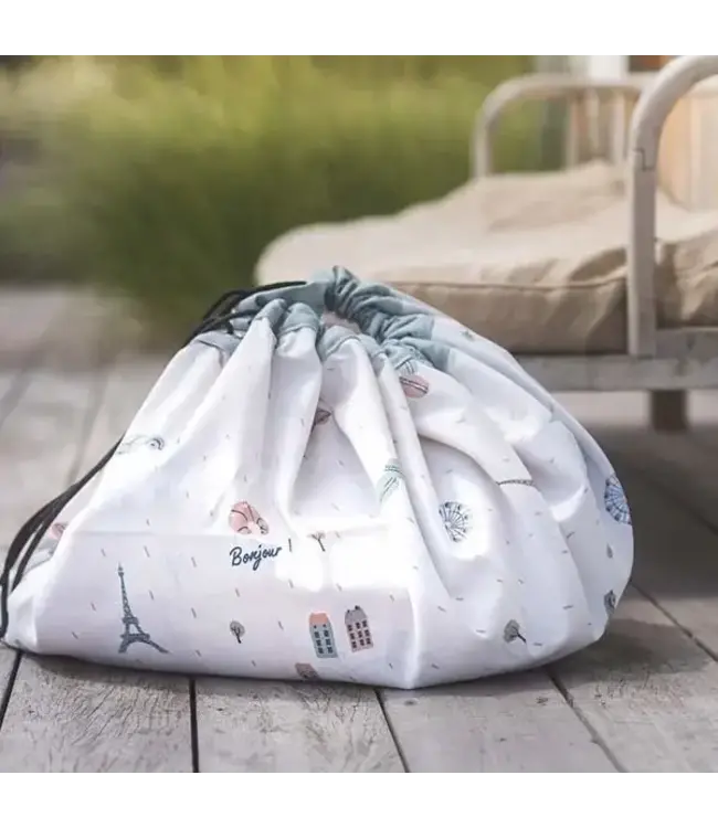 Play & Go - Noomad Paris map Speeltapijt/Opbergzak  - 140 cm