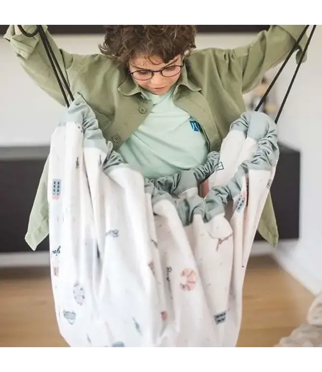 Play & Go - Noomad Paris map Speeltapijt/Opbergzak  - 140 cm