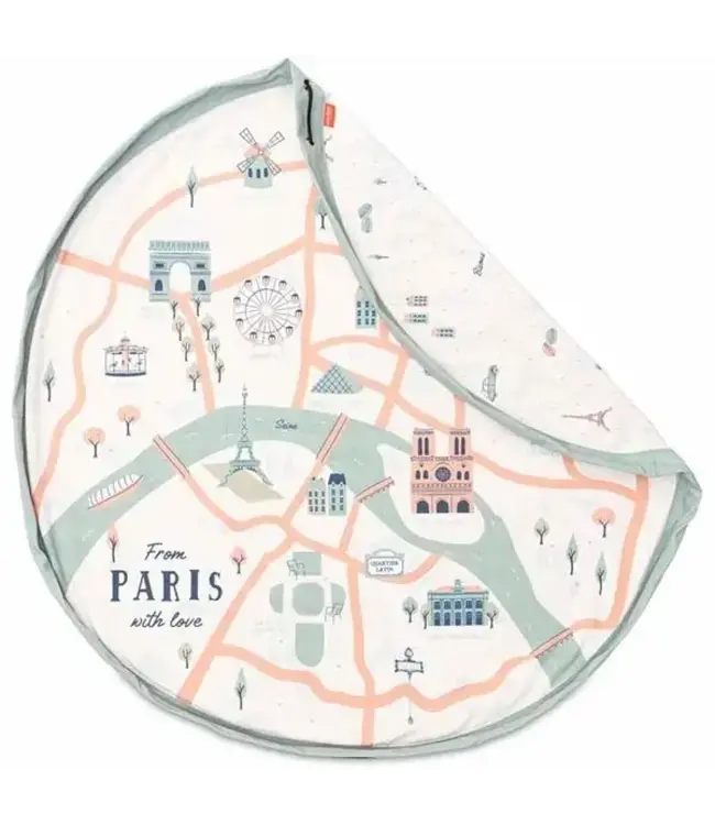 Play & Go - Noomad Paris map Speeltapijt/Opbergzak  - 140 cm