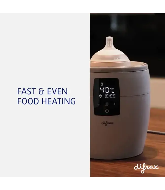 Difrax - FLESSENWARMER 4 in 1 functies