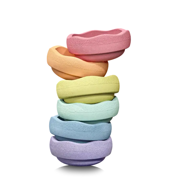 Stapelstein Stapelsteinen - Original Mini Rainbow Pastel