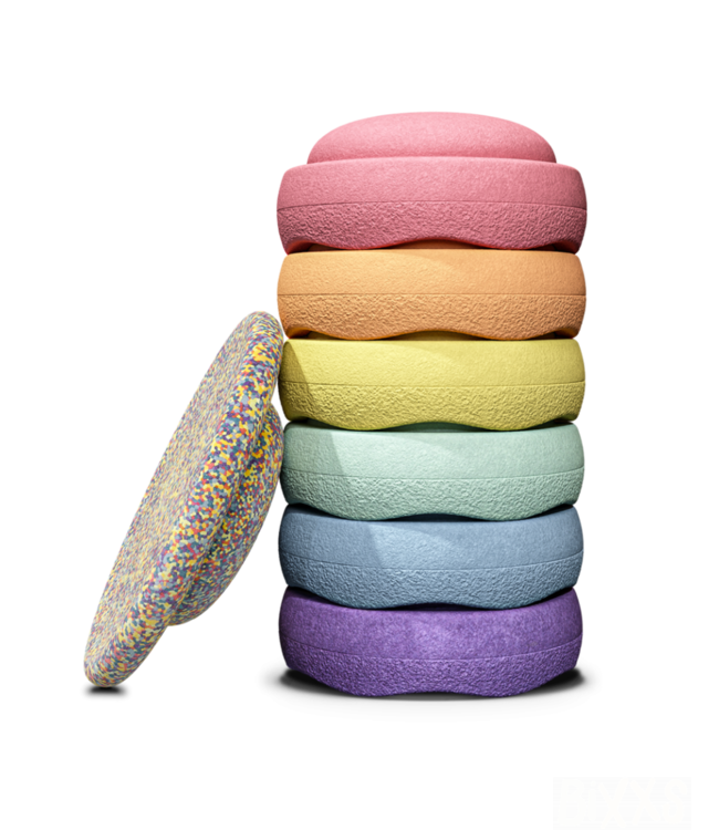 Stapelsteinen - Super Confetti Rainbow set Pastel