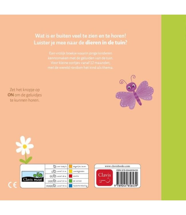 Clavis - Geluidenboekje De tuin