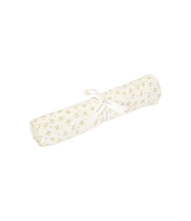 Little Dutch - Swaddle doekhydrofiel 120x120 Blueberry Leaves