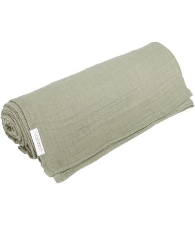 Little Dutch - Swaddle doeken set hydrofiel 70 x 70 Little Farm / Olive