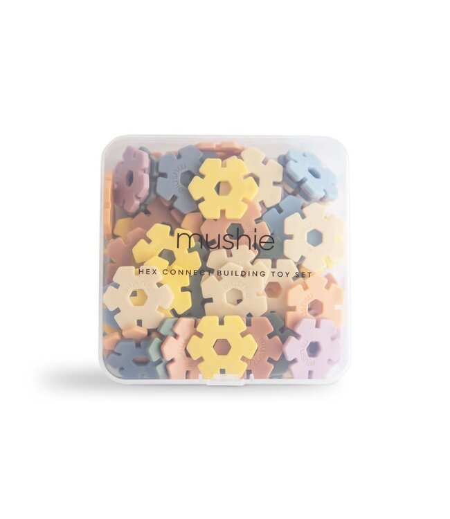 Mushie - Hex connect building toy set