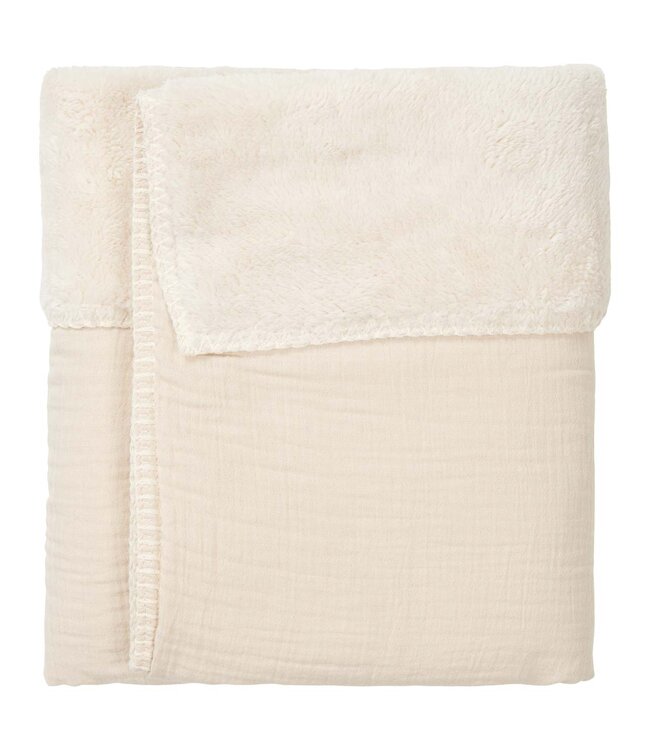 Koeka - Ledikantdeken Teddy Faro Warm white