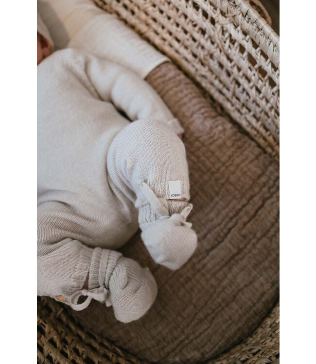 Koeka - Baby kledingset Beja wool warm white 62/68