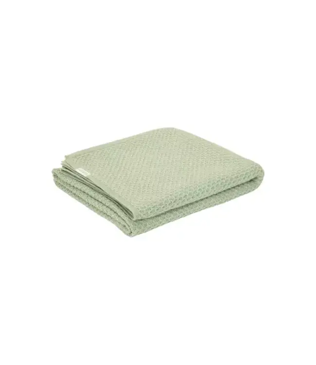 Little Dutch - Wiegdeken gebreid Pure sage