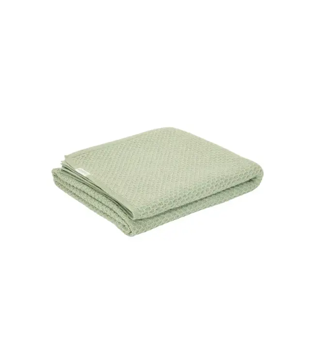 Little Dutch - Ledikantdeken Gebreid Pure sage