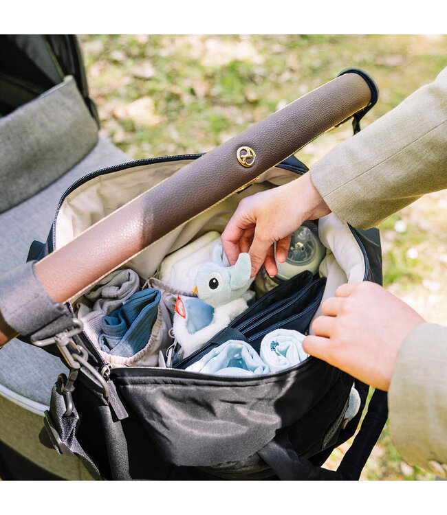 Done by Deer - Quilted changing bag black